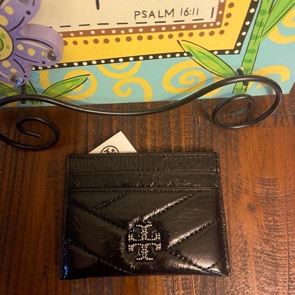 Tory Burch Kira Chevron pave card case - Picture 5 of 8